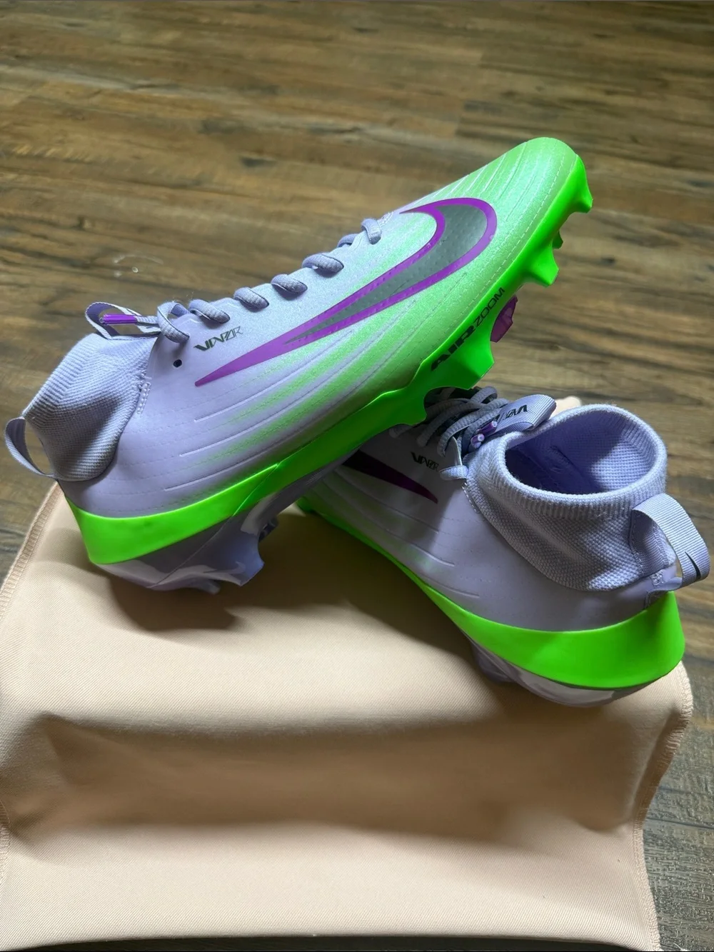 Nike Vapor Pro 1 Premium “Team Neon” Men's Football Cleat “ Limited Edition!!
